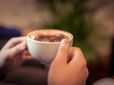 Relaxing coffee